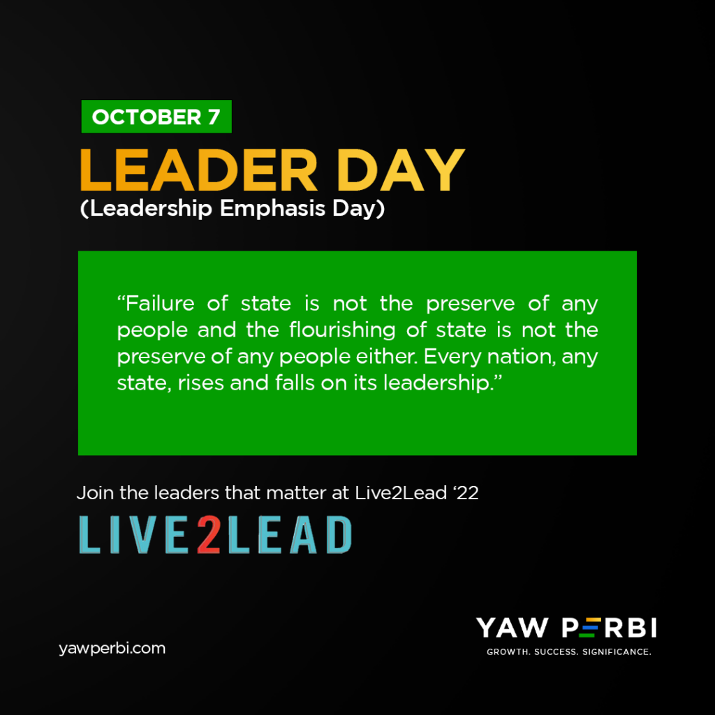 Of Principles, Principals & Principalities Yaw Perbi