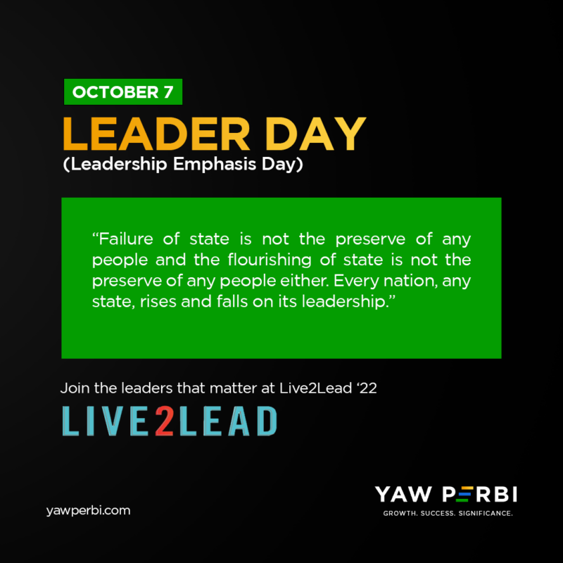 Of Principles, Principals & Principalities Yaw Perbi